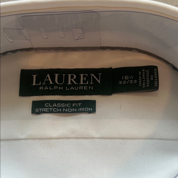 Ralph Lauren Classic Men’s White Dress Shirt - Picture 3 of 5